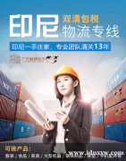 义乌玩具发到印尼整柜海运双清包税到门