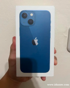 苹果手机 13 迷你蓝色 128 GB 前国际